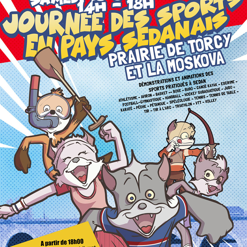 affiche les petits loups