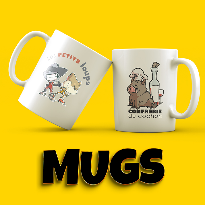 Mug Un dessin qui fait sourire… dès le café du matin.